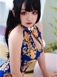 Naoyuki Enda NO.020 blue cheongsam(37)